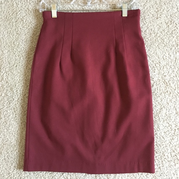 becoming Dresses & Skirts - Becoming brand burgundy red pencil skirt